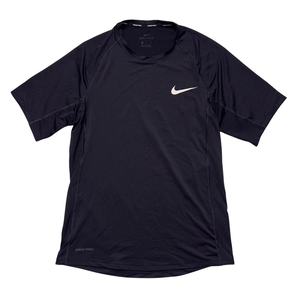 Nike Pro Compression Shirt Mens Medium Black‎ Hypercool Fitted Gym